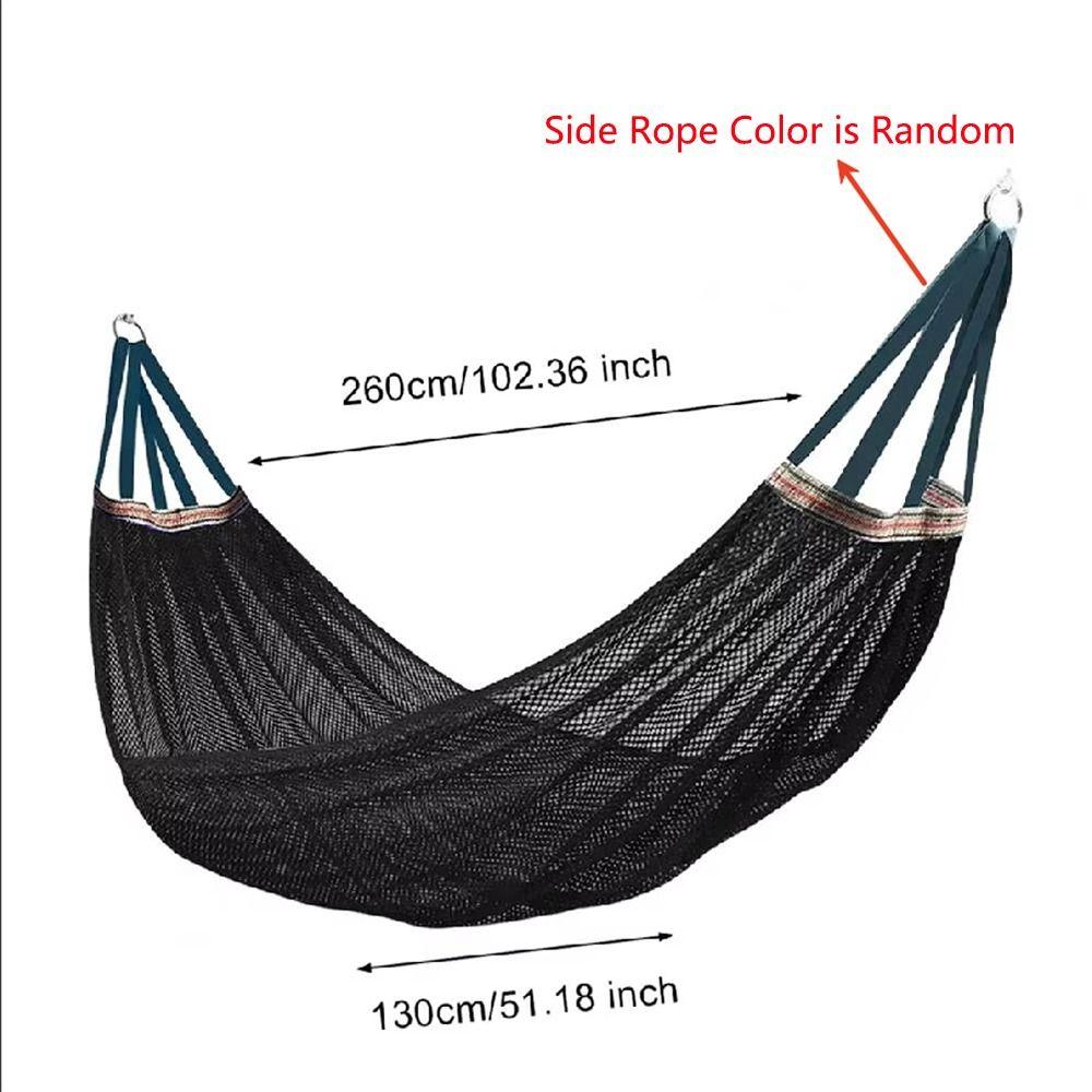 Крутая подвесная кровать из ледяного шелка, портативные уличные качели для кемпинга, простой сетчатый гамак, балкон