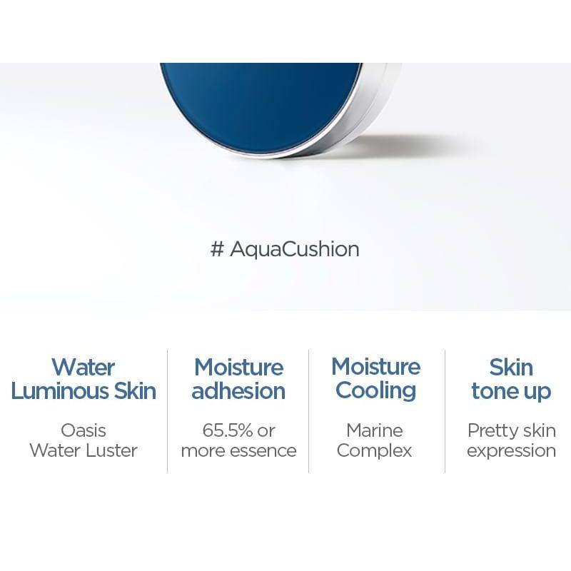Klavuu Blue Pearlsation Высокопокрывающий аква-кушон с морским коллагеном SPF50+ PA+++ 12г