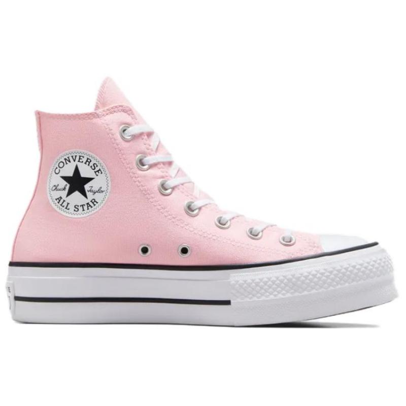 Converse All Star Lift Удобные Повседневные Высокие Кеды из Канваса Женские Розовые