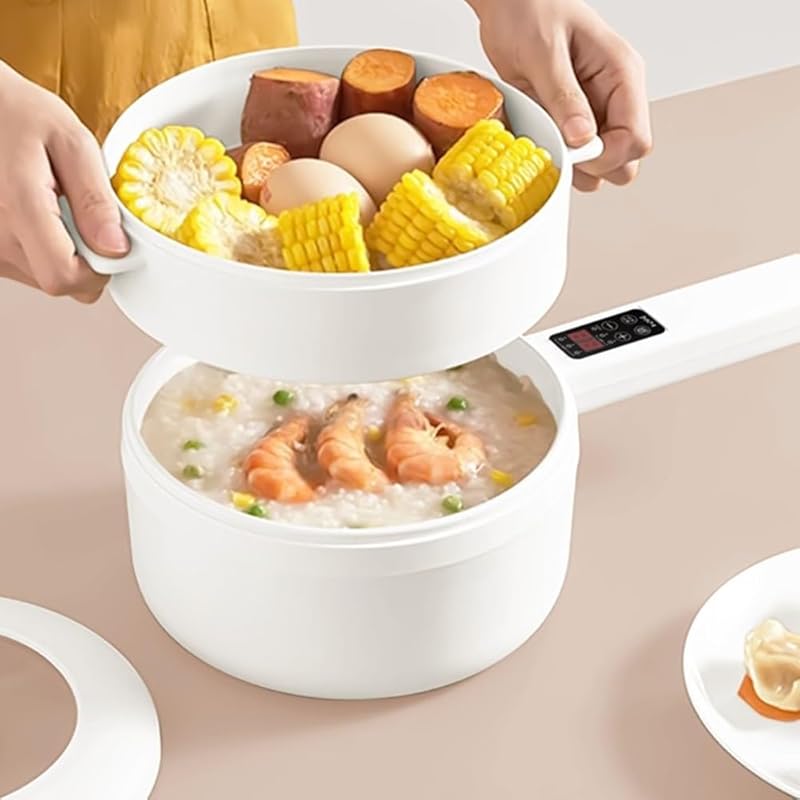AiS to you cooking appliances electric pot CHEF -Can be used at the dining table electric cooking pot 20cm 1 unit 4 roles Bake, boil, stir-fry, steam