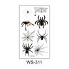New waterproof and sweatproof scary insect funny 3D spider tattoo stickers spider web Halloween tattoo stickers