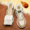 22 autumn and winter new high-top student sports platform dad trendy shoes velvet warm cotton shoes
