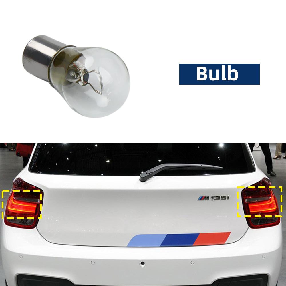 Car Rear Brake Light Bulb Holder Socket With P21W Bulb For BMW E32 E38 E61 E71 E72 525i 530i 735i 750iL X6 Tail Light Holder