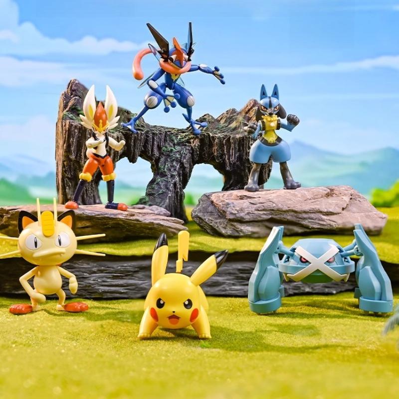Keeppley Building Block Charizard Pikachu Mewtwo Venusaur Greninja Lucario Cartoon Assembled Movable Model Toys Gifts