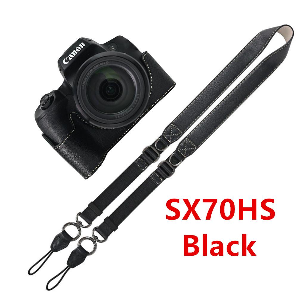 Получехол для камеры из ПУ кожи личи для Canon EOS R50V R50 R100 R8 R10 R5 R5II R6 R6II 200D 200DII SX70HS, чехол с плечевым ремнем