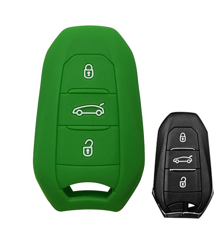 Silicone Car Remote Key Case Cover For Peugeot 308 408 508 2008 3008 4008 5008 For Citroen C1 C4 C4L C6 C3-XR Picasso DS3 DS4