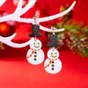 Рождественские Акриловые Розовые Дед Мороз Снеговик Звезда Елка Висячие Серьги Милые Праздничные Украшения Для Женщин Мужчин Подарок
