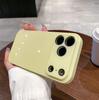 Для iPhone 17 16 15 14 13 Pro Max 17Air Стекло Чехол для телефона Стеклянная линза Полная защита Рамка из ТПУ Конфетный Глянцевый Ударопрочный Жесткий Чехол