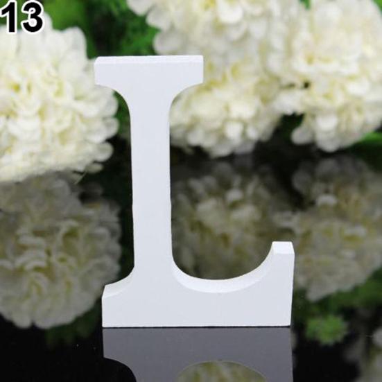 Freestanding Wood Wooden Letters Alphabet Bridal Wedding Party Home Shop Decor