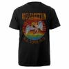 26 Официальная футболка Led Zeppelin Тур по США 1975 Черная Классический Рок Металл Группа Футболка Унисекс