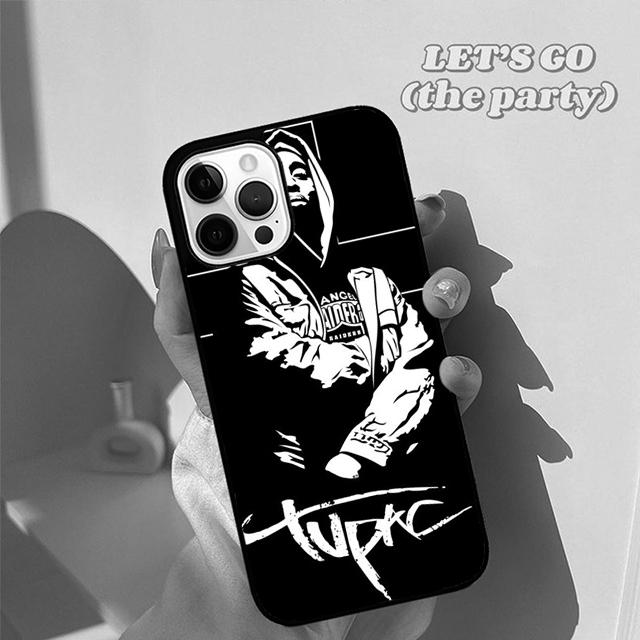 Чехол для телефона Hiphop Rap Singer 2Pac Tupac Shakur для iPhone 17 Air 16 16e 15 12 11 13 14 Pro Max Plus Coque