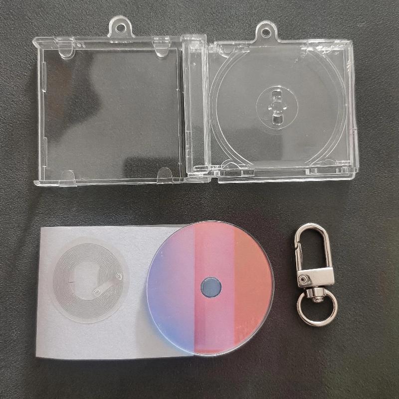 NFC DIY Пустой Альбом Брелоки Мини-кейс для CD-диска Памятный Подвес для Декора Рюкзака