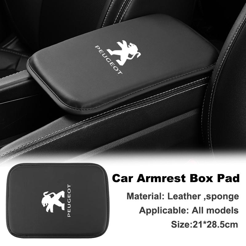 2026 Горячая Автомобильная Наклейка Кожаная Подушка Подлокотника Автомобиля Защитная Накладка Под Локоть Для Центральной Консоли Peugeot 206 207 307 3008 2008 308