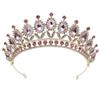 Винтажный стиль, диадемы и короны со стразами для женщин, свадебные украшения для волос, свадебные повязки на голову, украшения на голову, конкурс, выпускной вечер
