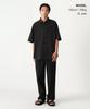 MUSINSA STANDARD Relaxed Wool-Like Short Sleeve Shirt [Black]