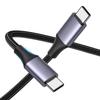 Кабель USB Type C Совместимость с USB-C и PD 100 Вт Сверхбыстрая зарядка Предотвращение отключения Кабель для зарядки Type C Сверхпрочный неспутывающийся кабель