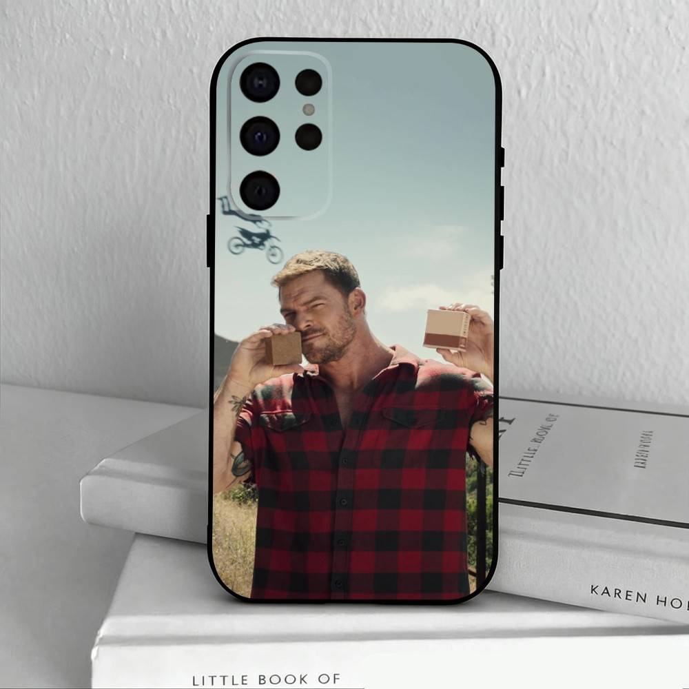 Алан Ричсон Актер Чехол для телефона для Samsung S25,24,23,22,30,21,10,9,Ultra,Plus,Lite,FE,4,5 G Мягкий черный чехол