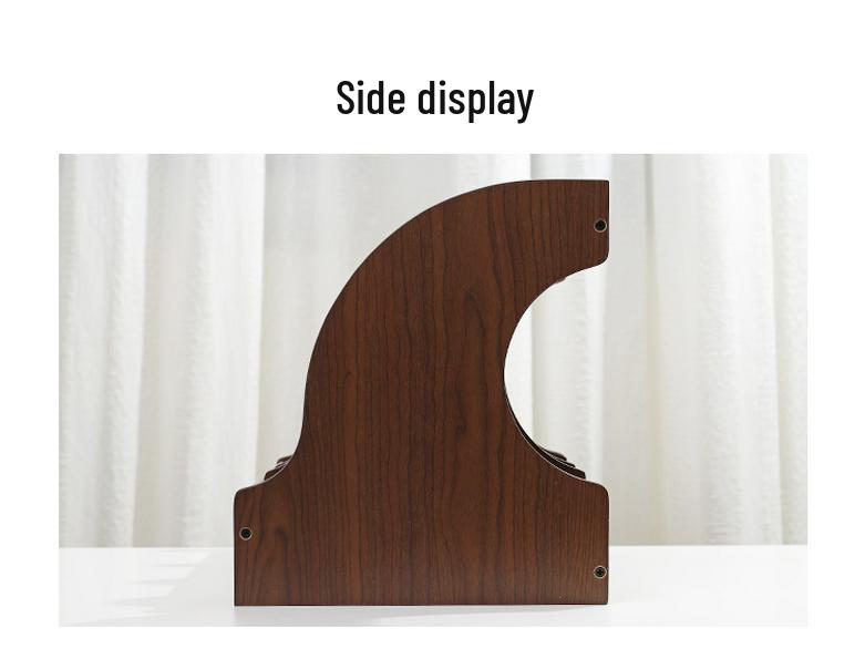 Деревянный настольный держатель для файлов и вертикальный органайзер для книг