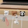 Cute Desktop Cable Managers Self-Adhesive Wire Cord Management USB Data Cable Clips Holder Office Desk Accessories