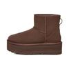 Classic Mini Platform Boot Burnt Cedar Women Sneakers Brown 1134991-BCDR