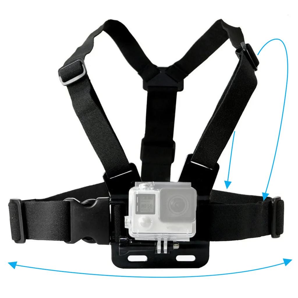 Chest Strap Rotate Phone Mount for Iphone Smart Phone Belt Body Harness Holder for Gopro Hero 12 11 10 9 8 Insta360 Dji Camera