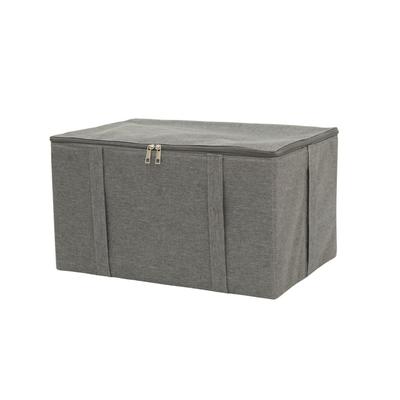 Toyo Case хорошая коробка для хранения одежды с крышкой, серая, размер: Ш47см, Г33см, В27см, WEB-GUTE-BL (1 большая коробка)