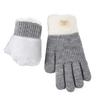 Thickened Winter Gloves  Anti-cold Mittens Plush Knitted Gloves  Gifts