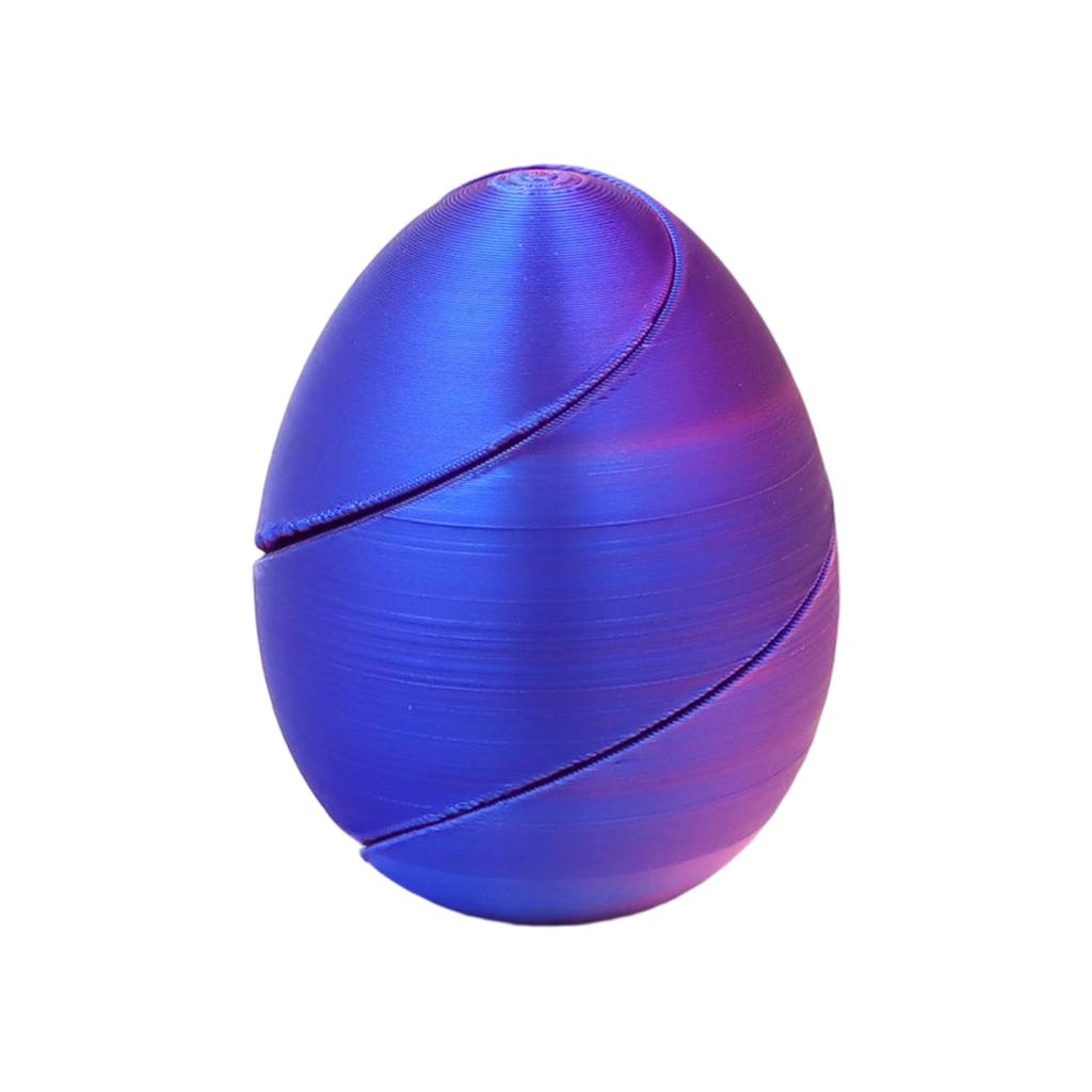 3D Printed Spiral Egg Sensory Rotating Spinner Toy For Kids Easter Basket And Classroom Prize Stress Relief Relaxing Toy