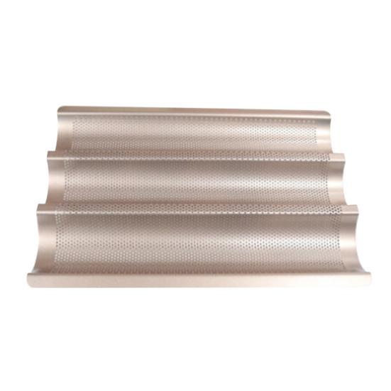 2/3/4 Канавки Антипригарная Перфорированная Форма для Выпечки Багетов Французского Хлеба Противень