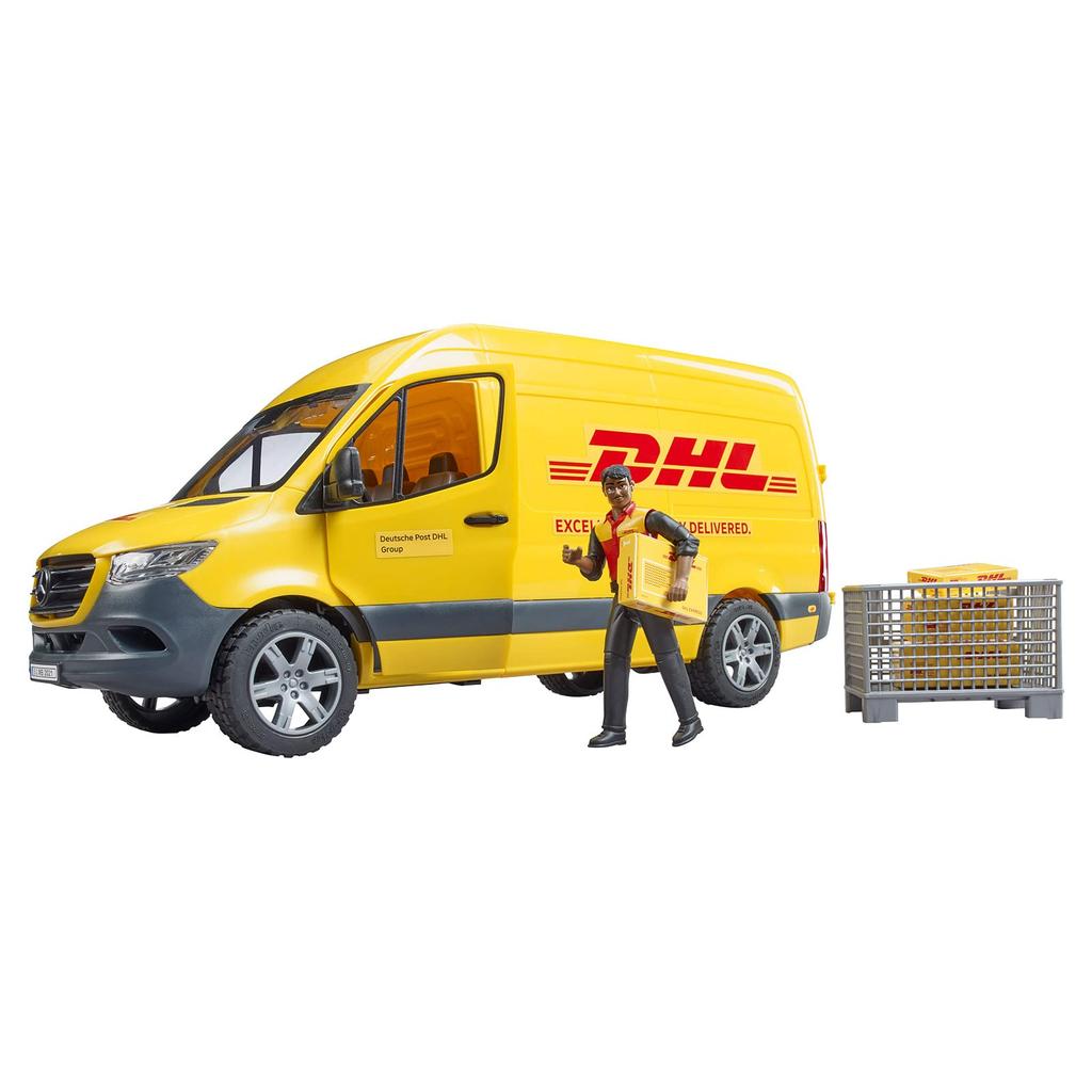Брудер МБ DHL BR02671 (с фигурой)