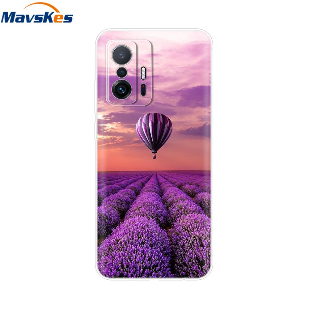 For Xiaomi 11T Pro Case For Xiaomi 11T Cover Transparent Silicone Cute Back Cover Cases Soft Bumper for xiaomi 11t 5g t11 Capa