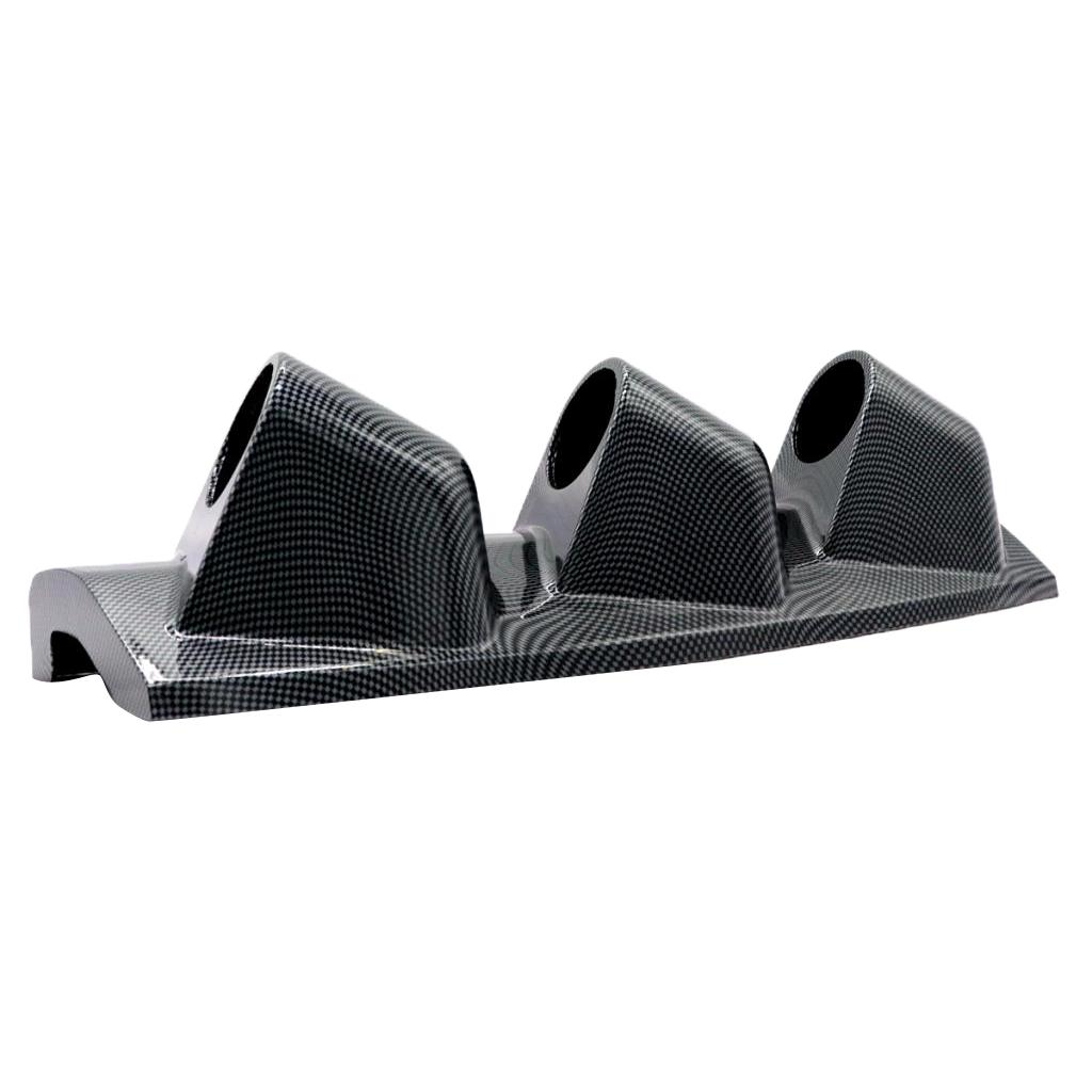 52mm Car Tools Holder Triple Dash Pod ABS Meter Mount Universal Gauge Set for Auto Truck Motorcycle