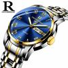 Steel Shell Steel Band Steel Watch Men's Quartz Watch Three-pin Business Non-mechanical Watch