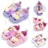 Toddler Baby Girls Flower Unicorn Shoes PU Leather Shoes Soft Sole Crib Shoes Spring Autumn First Walkers 0-18M