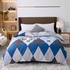 Brushed Flannel Duvet Cover Washed Cotton, Thermal Insulated Bedding for Hostel 150x200cm To 220x240cm