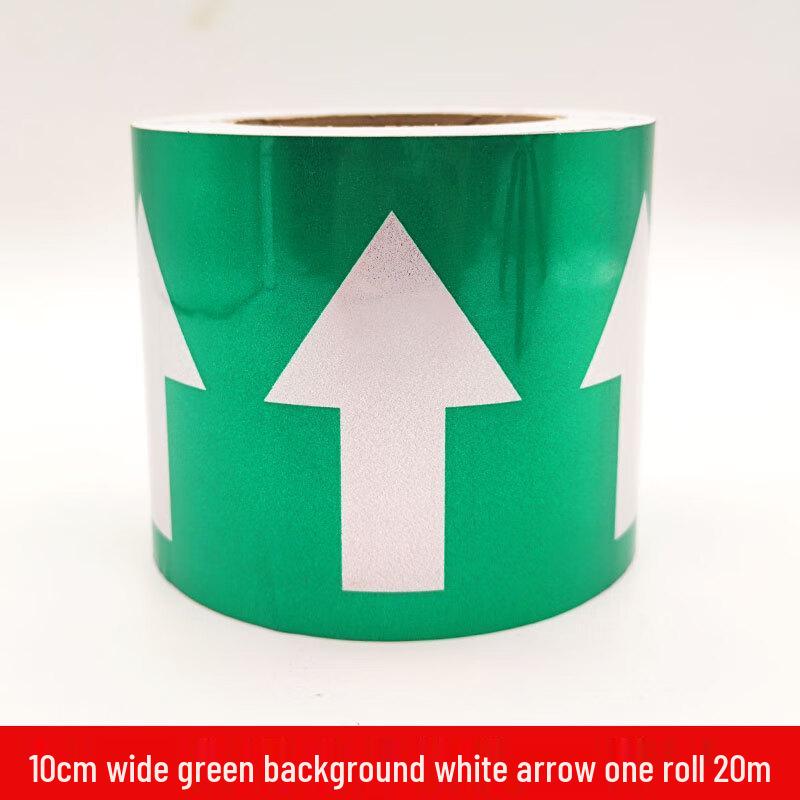 WEZHO Reflective Fire Pipe Flow Direction Arrow Label