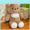 Bib Cat Rabbit Bear Plush Toy Animal Stuffed Doll Cartoon Decoration Bedroom
