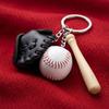 Multiple Color Bag Hanging Personalized Car Key Ring Funny Baseball Glove Keychain  Ornament