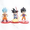 Figures Dragon Ball Childhood Goku Super Saiyan Pvc Model Toys Car Display