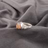 Orange Copper Turquoise 925 Solid Silver Jewelry Handmade Dainty Ring For Women RR-59-43