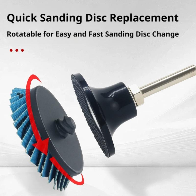 Rapid Swap Sanding & Polishing Disc Kit Fits Drill M14 Angle Grinder For Sanding Rust Removal And Polishing