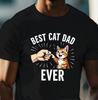 Patriotic American Flag Tuxedo Cat Graphic Tshirt For Unisex 4th Of July Cool Tee