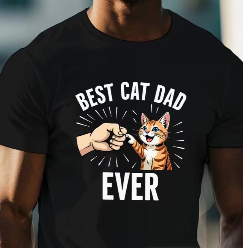 Patriotic American Flag Tuxedo Cat Graphic Tshirt For Unisex 4th Of July Cool Tee