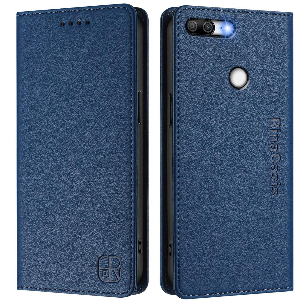 Для Huawei P20,P30,P40,P50,P60,P Smart 2019,Honor 9 Lite,X6,X8,X5b,X9b,X50,X60,... Премиальный чехол-кошелек из искусственной кожи, ударопрочный и с блокировкой RFID