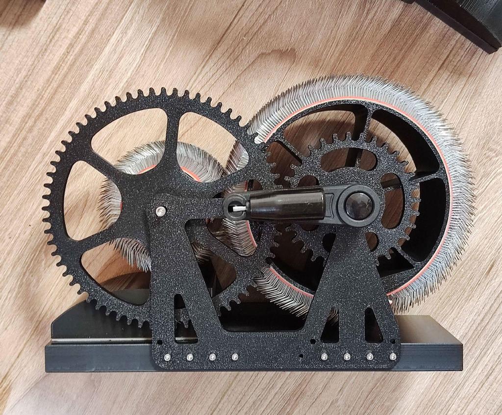 Hand-Crank Wool Carding & Color Mixing Machine for DIY Felt & Spinning