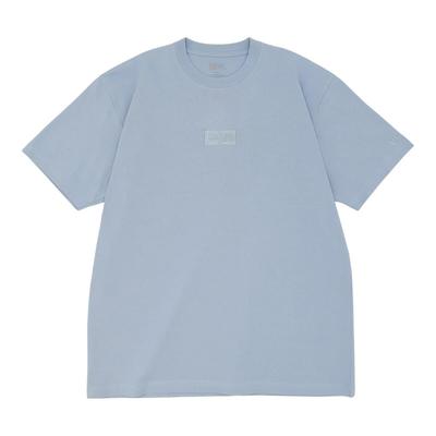 Футболка с коротким рукавом New Era с логотипом в тон, цвет Mist Blue, размер XXL, SS, CT TEE BOX LOGO EMB MBLU