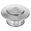 Stainles Steel Smoke Exhaust Pipe Rain Cap 75-200mm Stove Pipe Cover  Ventilation Ducts