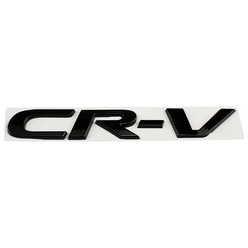 XIPU6 18.7cm Metal Car Stickers Side Fender Badge Styling for Honda CR-V Logo 2023 2017 2011 Rear Tailgate Emblem Decals Accessories