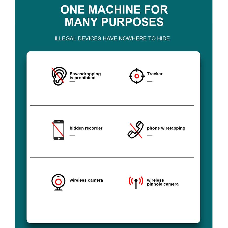 Инфракрасный детектор камеры X13, антишпион, скрытая защитная сигнализация, многофункциональный мини-тестер Wi-Fi, устройство сканирования GPS-сигналов DetectorAA