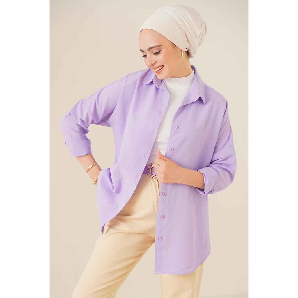 Oversize Basic Shirt Green